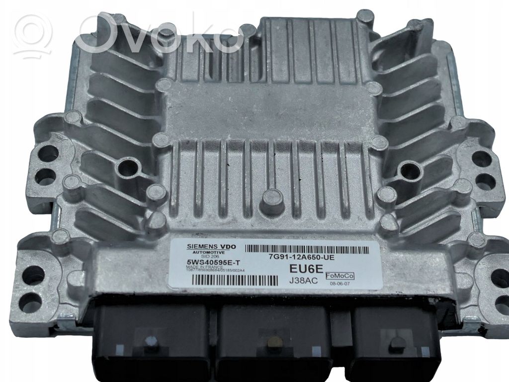 Engine control unit/module   5WS40595ET,7G9112A650UE,EU6E