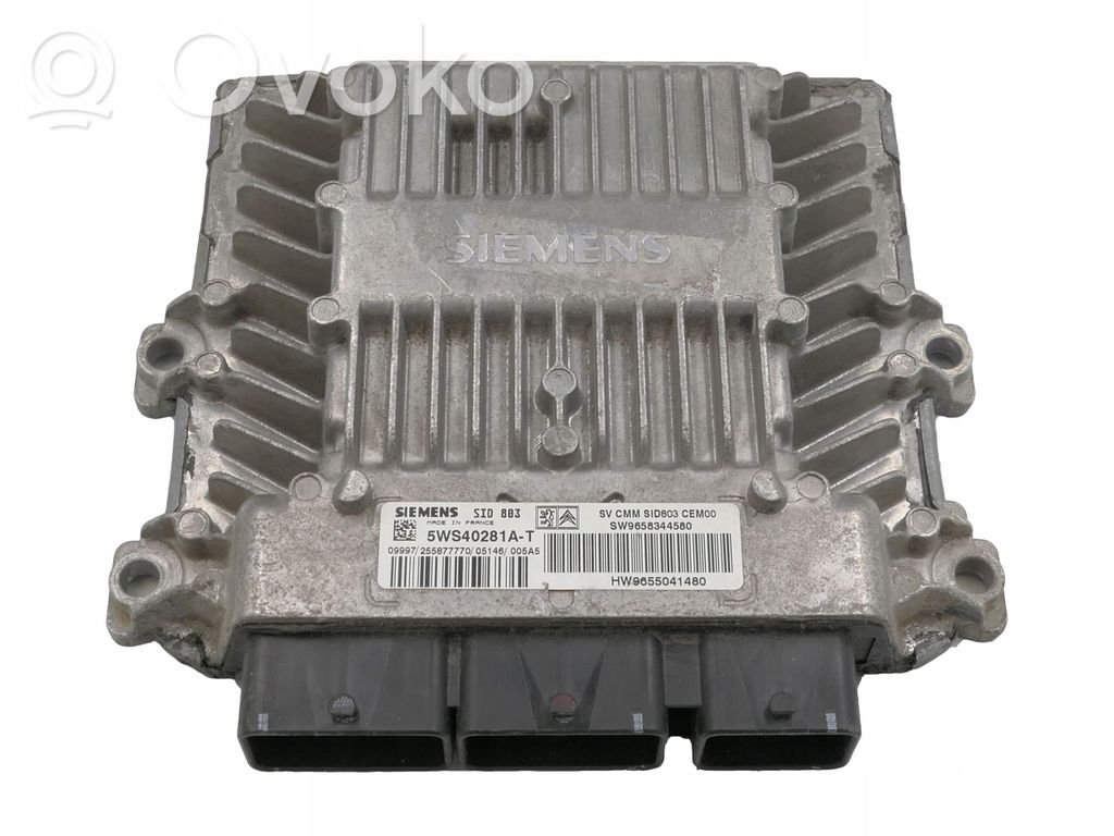 Peugeot 307 Engine control unit/module 