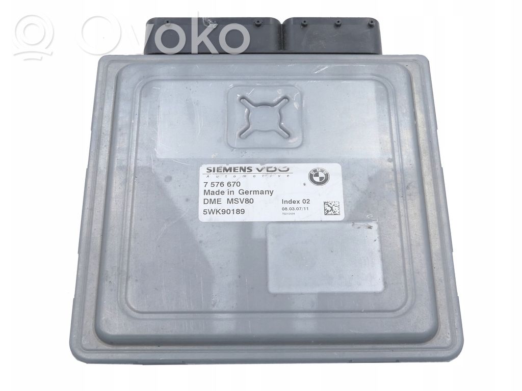 BMW 3 E90 E91 Engine control unit/module 