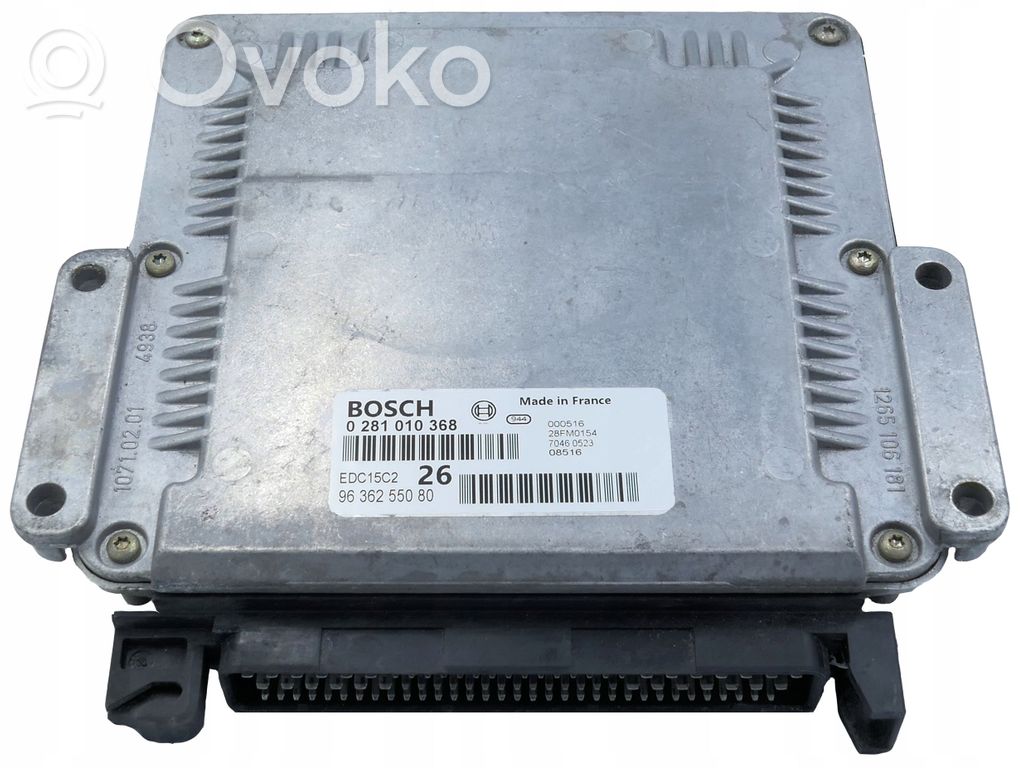 Citroen Jumpy Engine control unit/module 