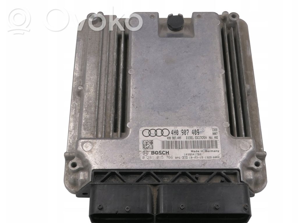 Engine control unit/module   4H0907409,0281015766