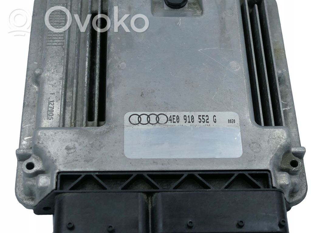 Engine control unit/module   4E0910552G,0261S02578
