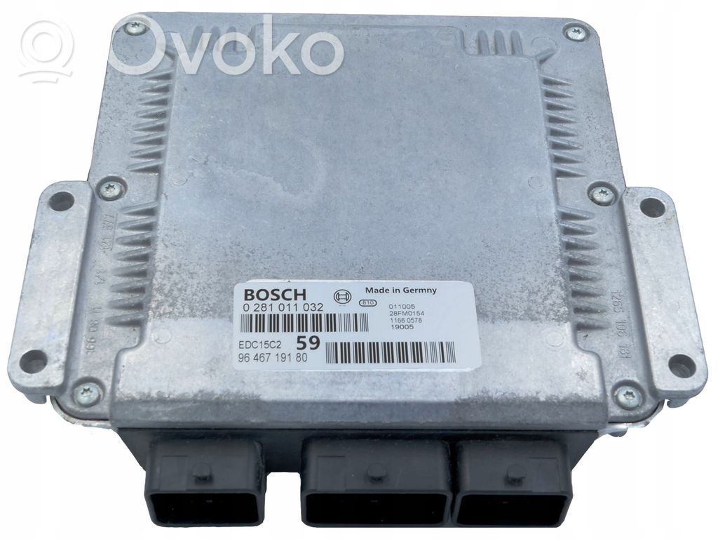 Peugeot 807 Engine control unit/module 
