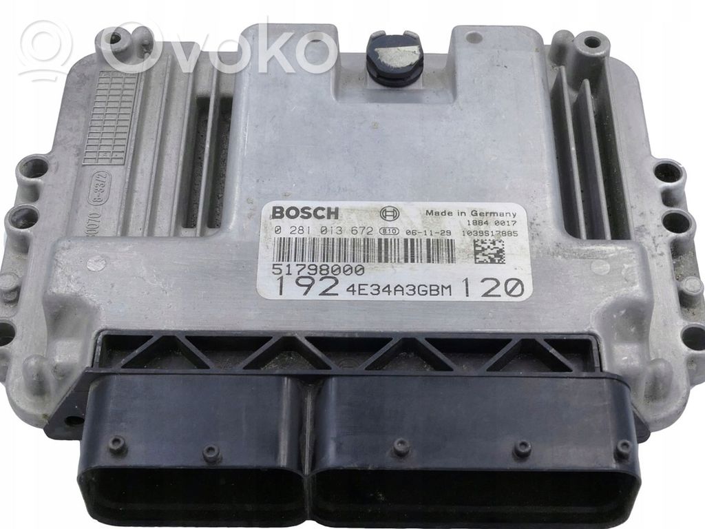 Engine control unit/module   51798000,0281013672,02810161068506434