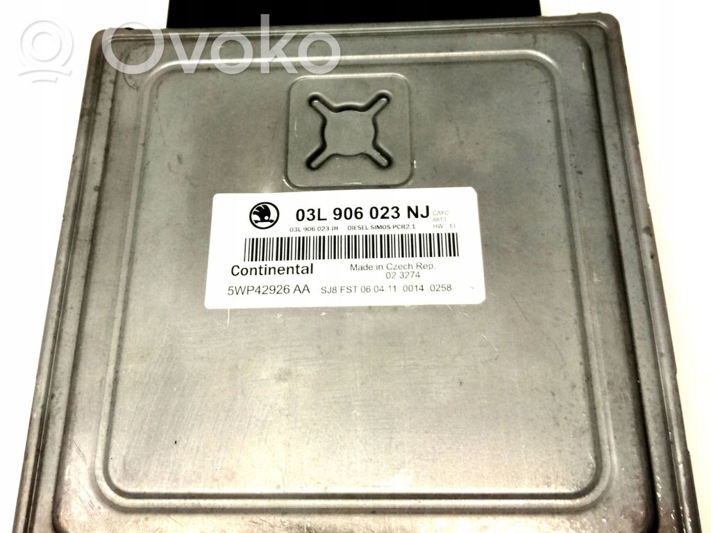 Skoda Superb B6 (3T) Engine control unit/module 