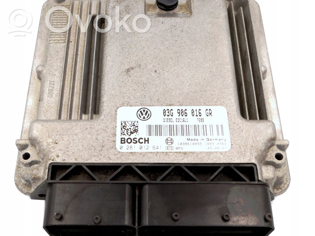 Volkswagen Golf V Engine control unit/module 