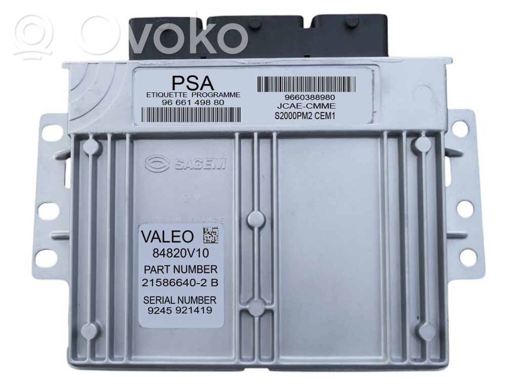 Citroen C3 Engine control unit/module ECU 
