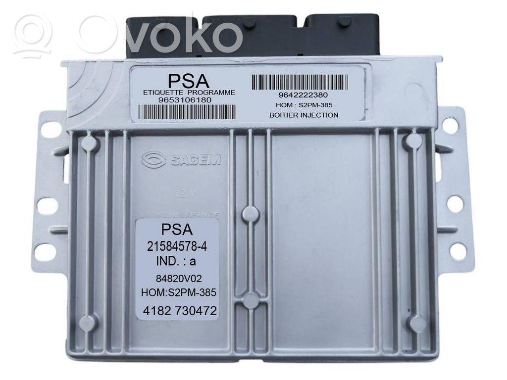 Engine control unit/module   9653106180,9642222380,215845784