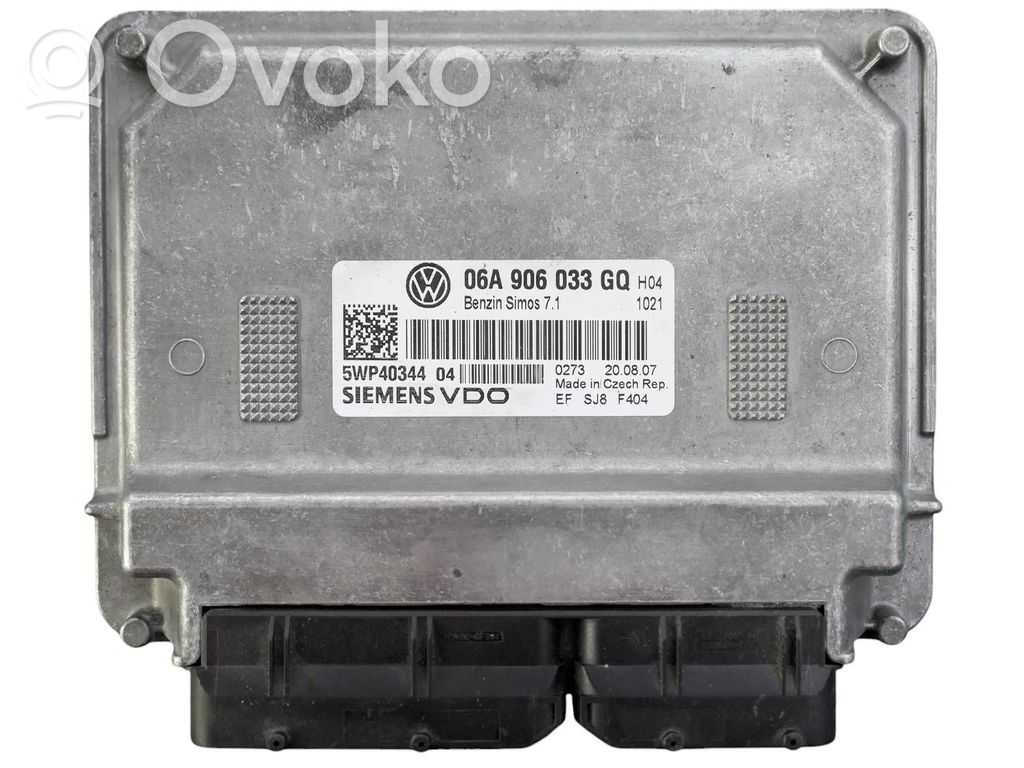 Engine control unit/module   06A906033GQ,5WP4034404