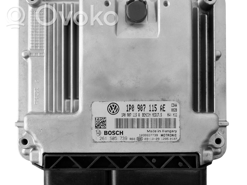 Engine control unit/module   1P0907115AE,0261S05739