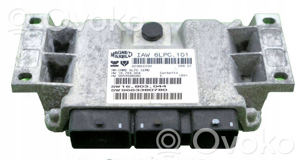 Engine control unit/module   IAW6LPC101,9663380780,9654596080