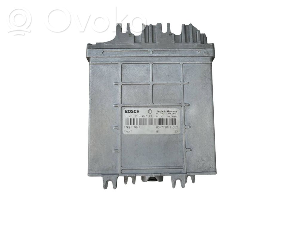 Engine control unit/module   0281010077,7700114644
