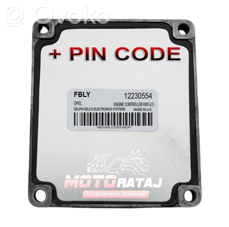 Opel Meriva A Engine control unit/module 