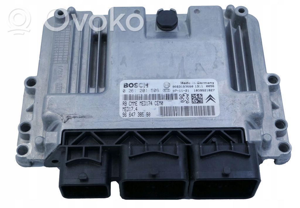 Peugeot 308 Engine control unit/module 