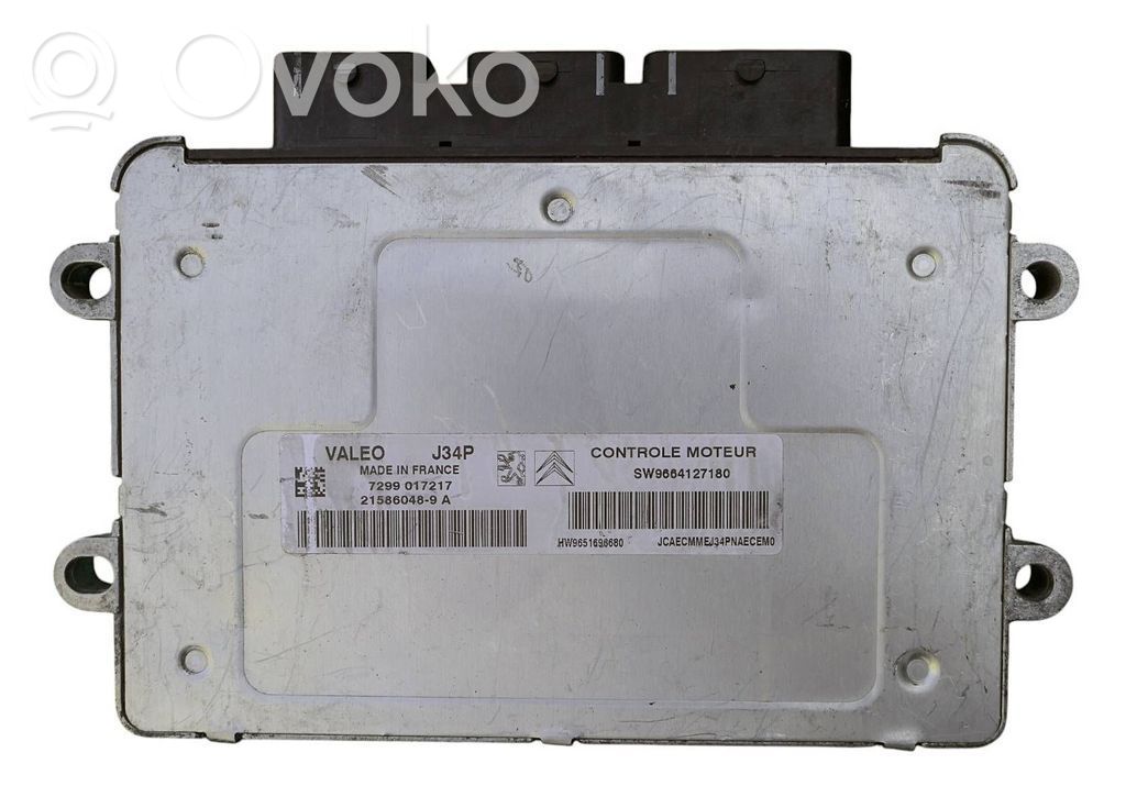 Peugeot 206 Engine control unit/module ECU 