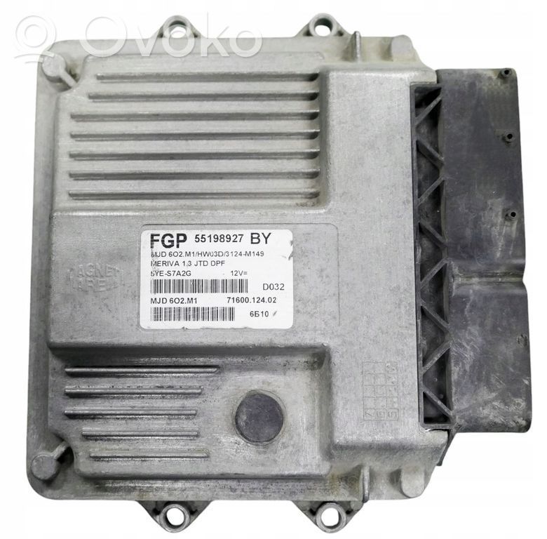 Engine control unit/module   55198927,MJD6O2M1
