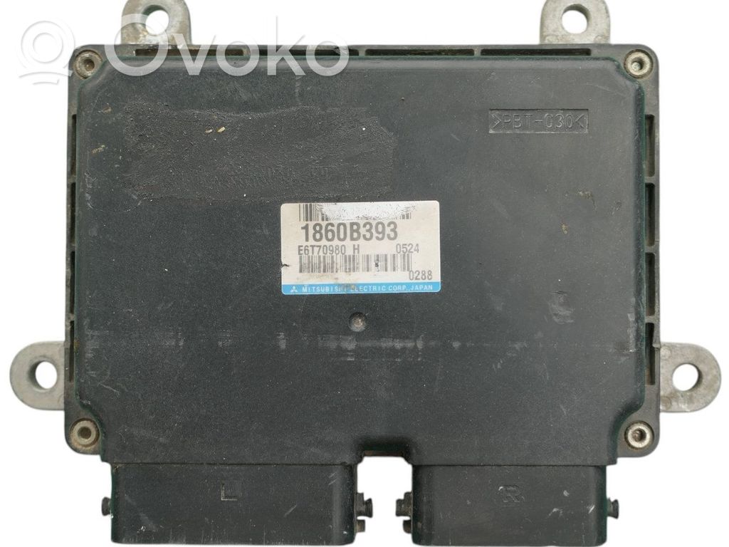 Komputer / Sterownik ECU silnika   MITSUBISHIELECTRIC,1860B393,E6T70980H