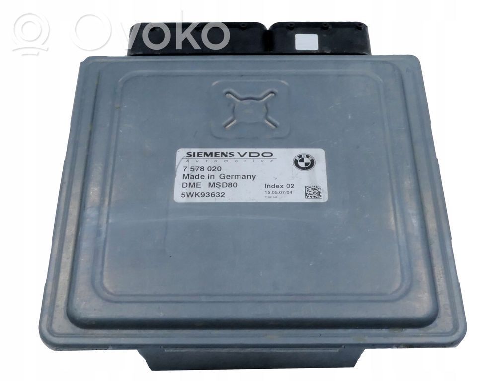 BMW X6 E71 Calculateur moteur ECU 