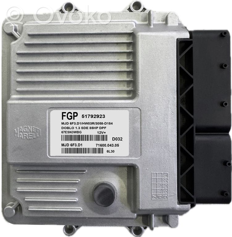 Fiat Doblo Unitate/modul de control motor 