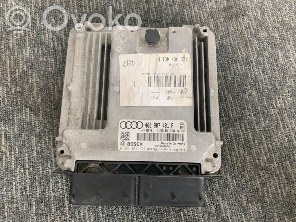 Audi A7 S7 4G Engine control unit/module 