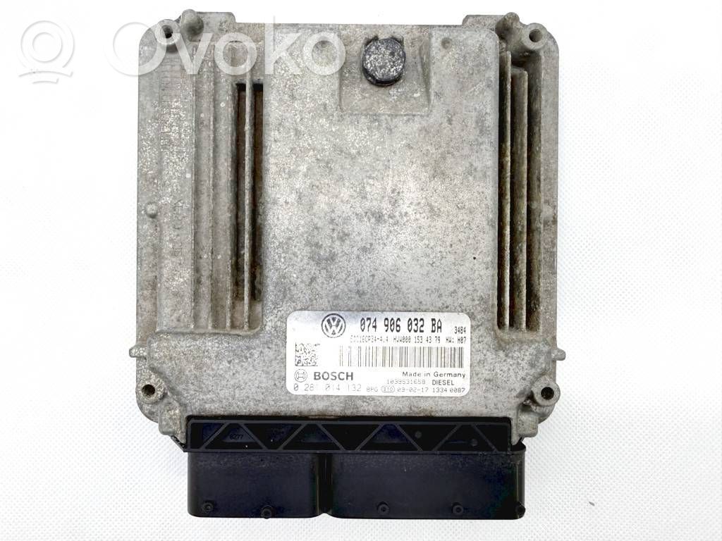 Engine control unit/module   074906032BA,1039S31658,EDC16CP3444,0281014132