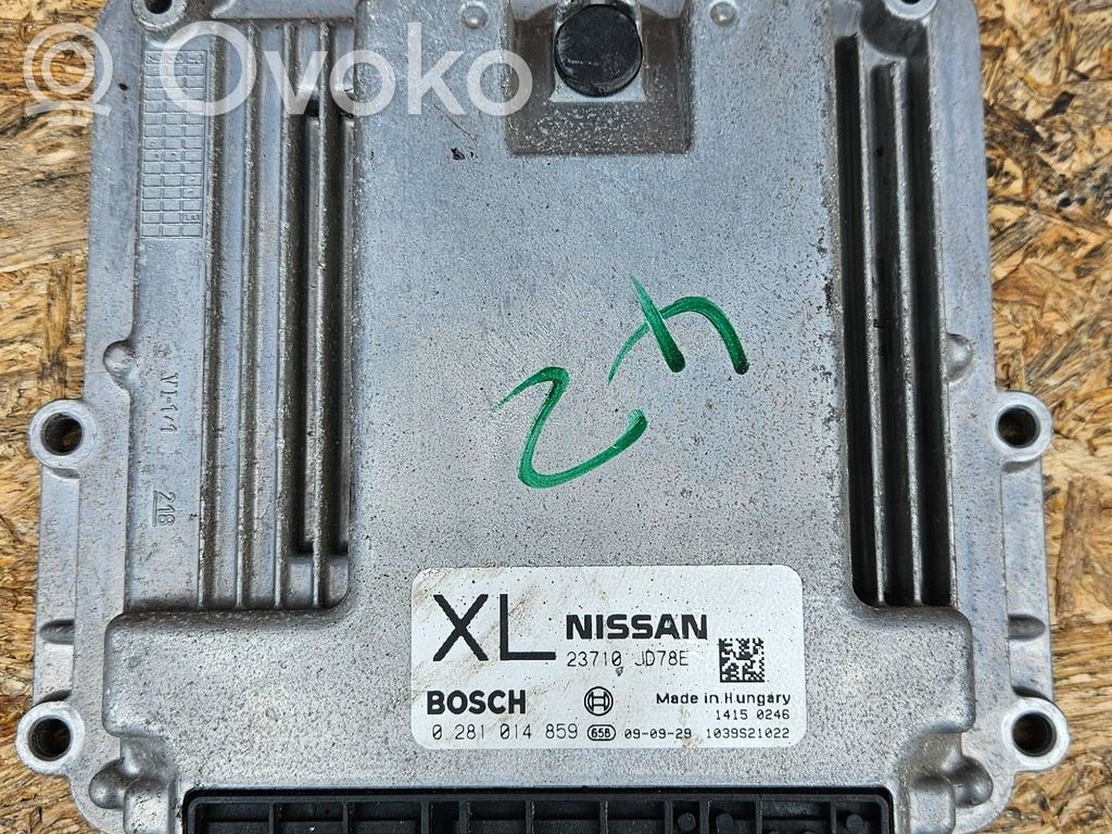 Nissan Qashqai+2 Engine control unit/module 