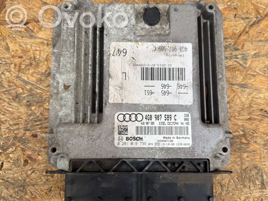 Audi A6 S6 C7 4G Engine control unit/module 
