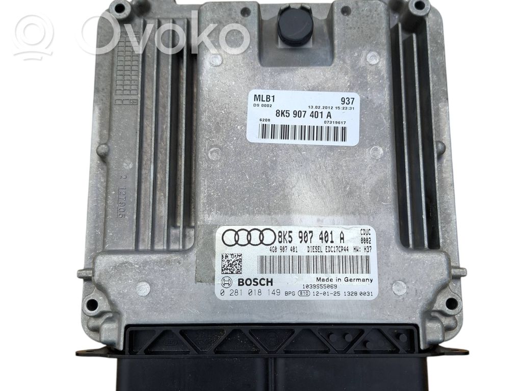 Audi A4 S4 B8 8K Engine control unit/module 