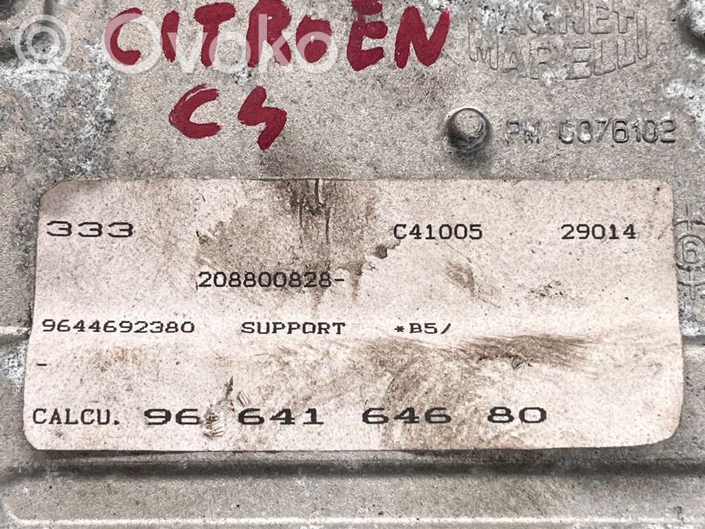Citroen C4 I Engine control unit/module 