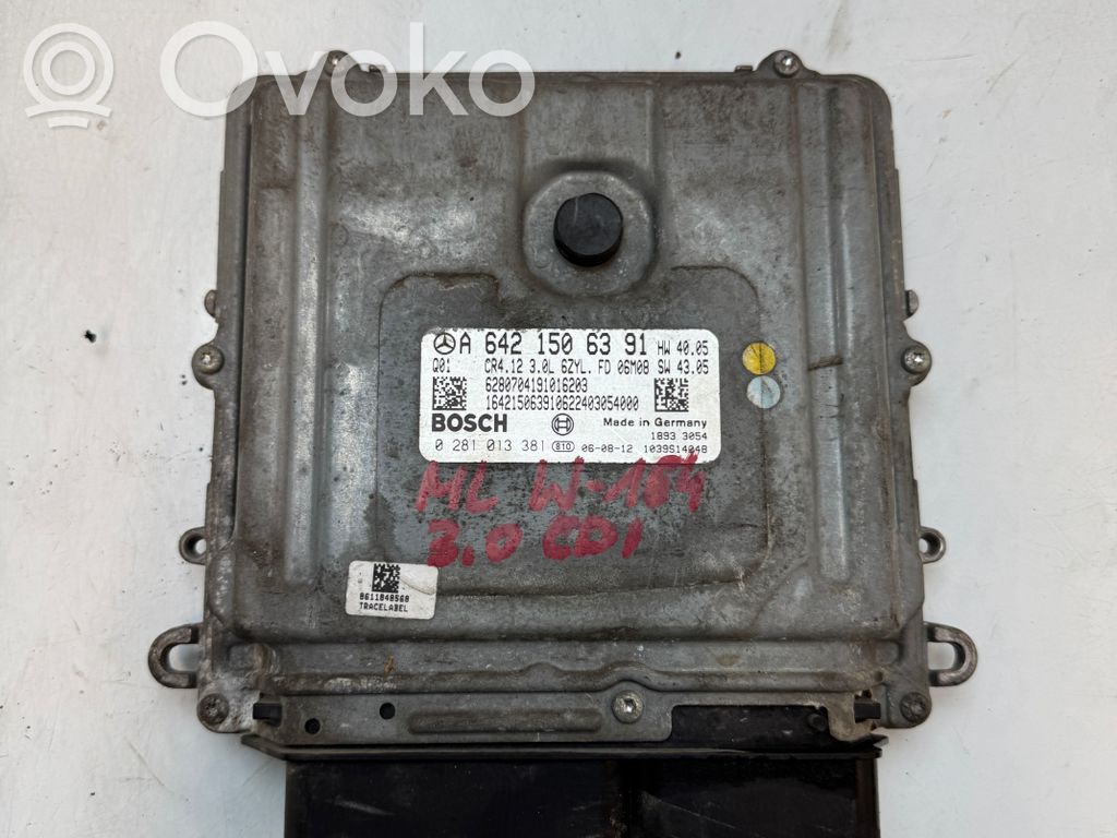 Mercedes-Benz ML W164 Engine control unit/module 