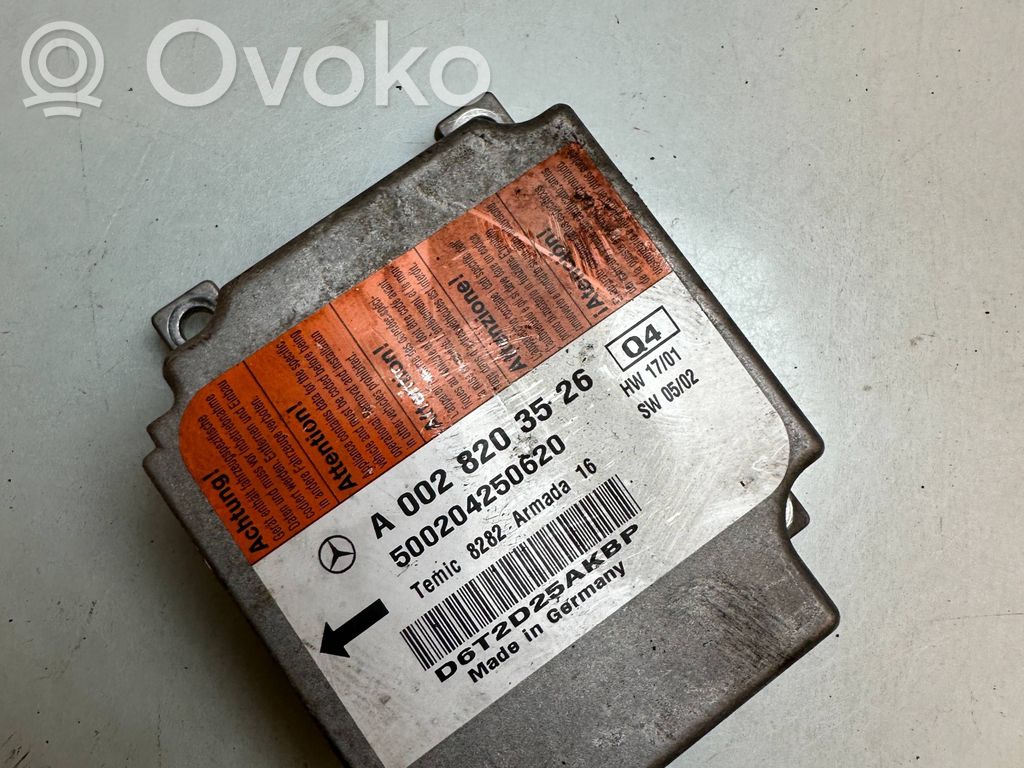 Mercedes-Benz E W211 Airbag control unit/module 