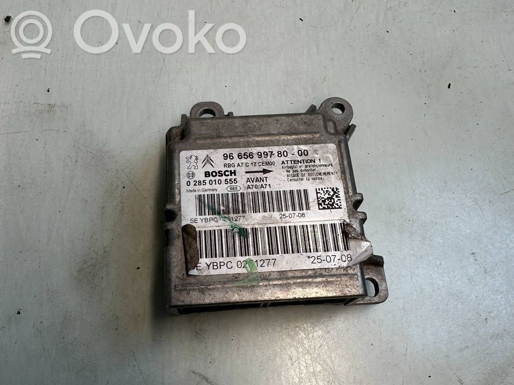 Peugeot 207 Airbag control unit/module 