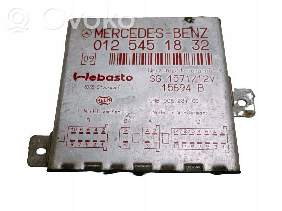 Mercedes-Benz S W140 Auxiliary heating control unit/module 