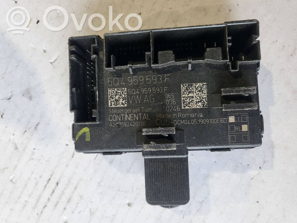 Skoda Octavia Mk3 (5E) Door central lock control unit/module 