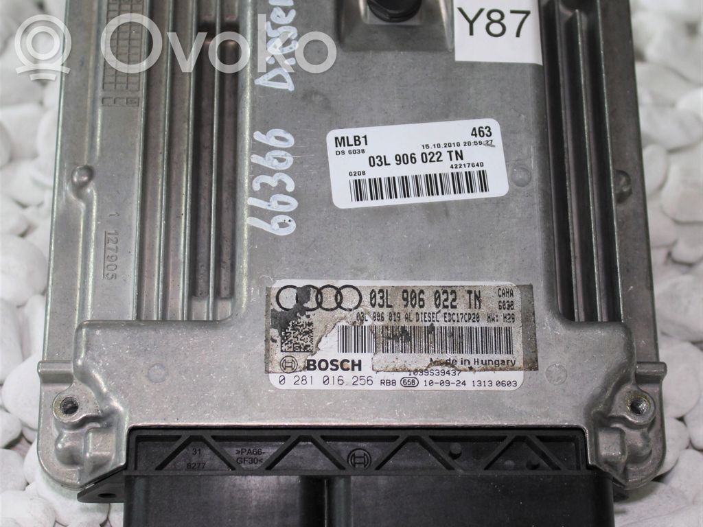 Engine control unit/module   03L906022TN,0281016256