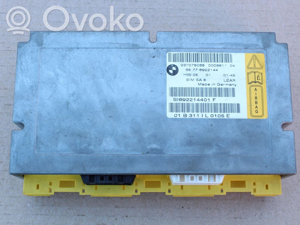 BMW 7 E65 E66 Airbag control unit/module 