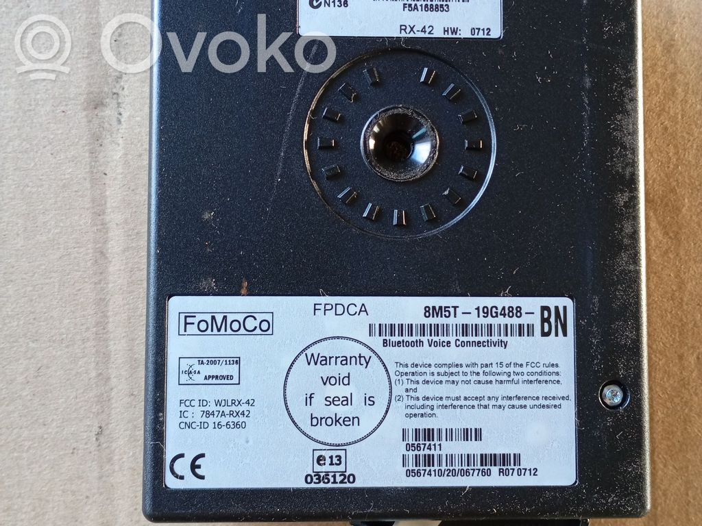 Ford Transit -  Tourneo Connect Bluetooth control unit module 