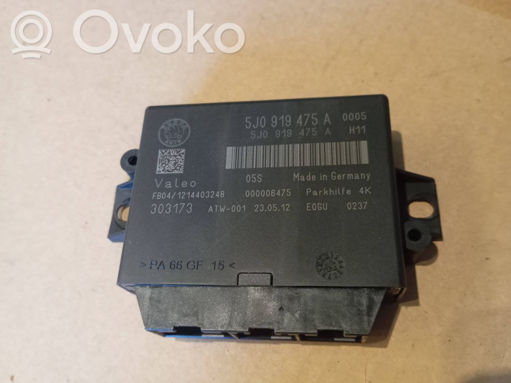 Skoda Superb B6 (3T) Unitate/modul de comandă parcare PDC 