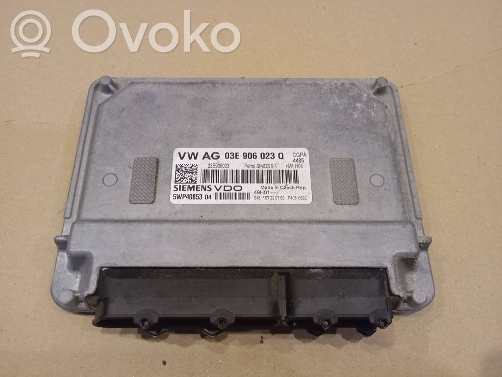 Skoda Fabia Mk2 (5J) Sterownik / Moduł ECU 