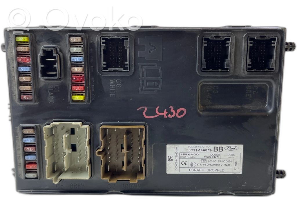 Ford Transit Juego de caja de fusibles 