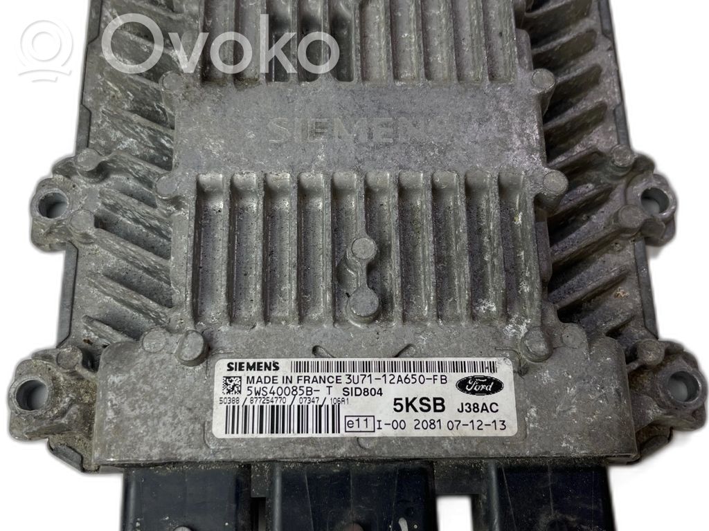 Ford Fiesta Other control units/modules 