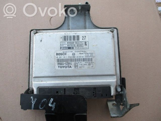 Toyota Yaris Engine control unit/module 