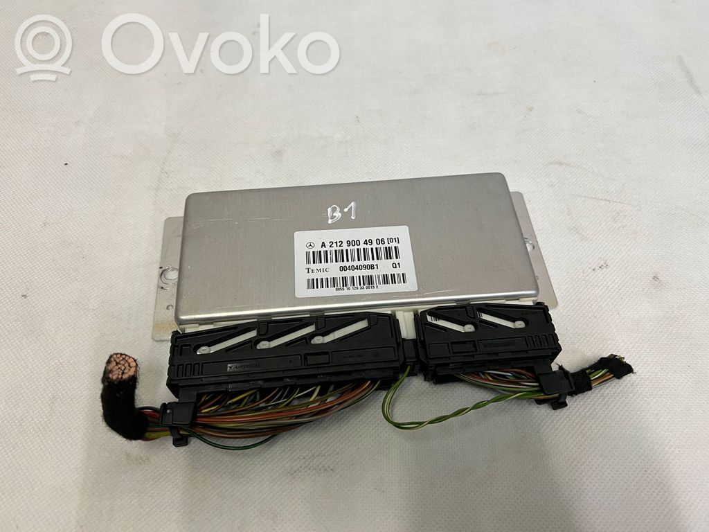 Mercedes-Benz E W212 Module de commande suspension 