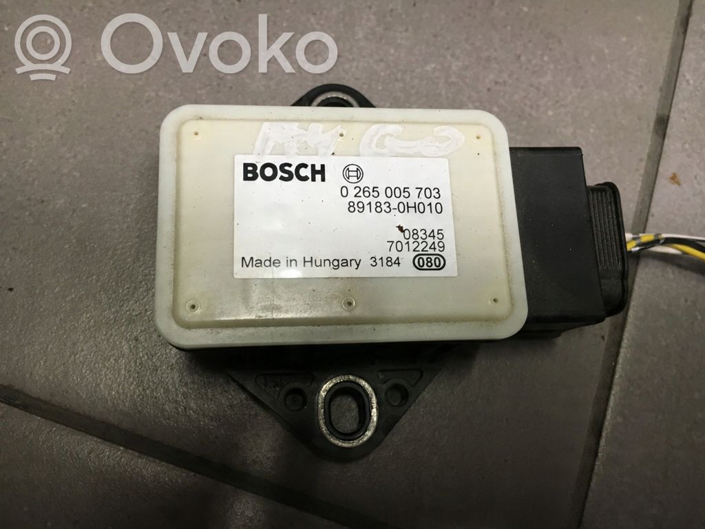 Toyota Aygo AB10 ESP acceleration yaw rate sensor 