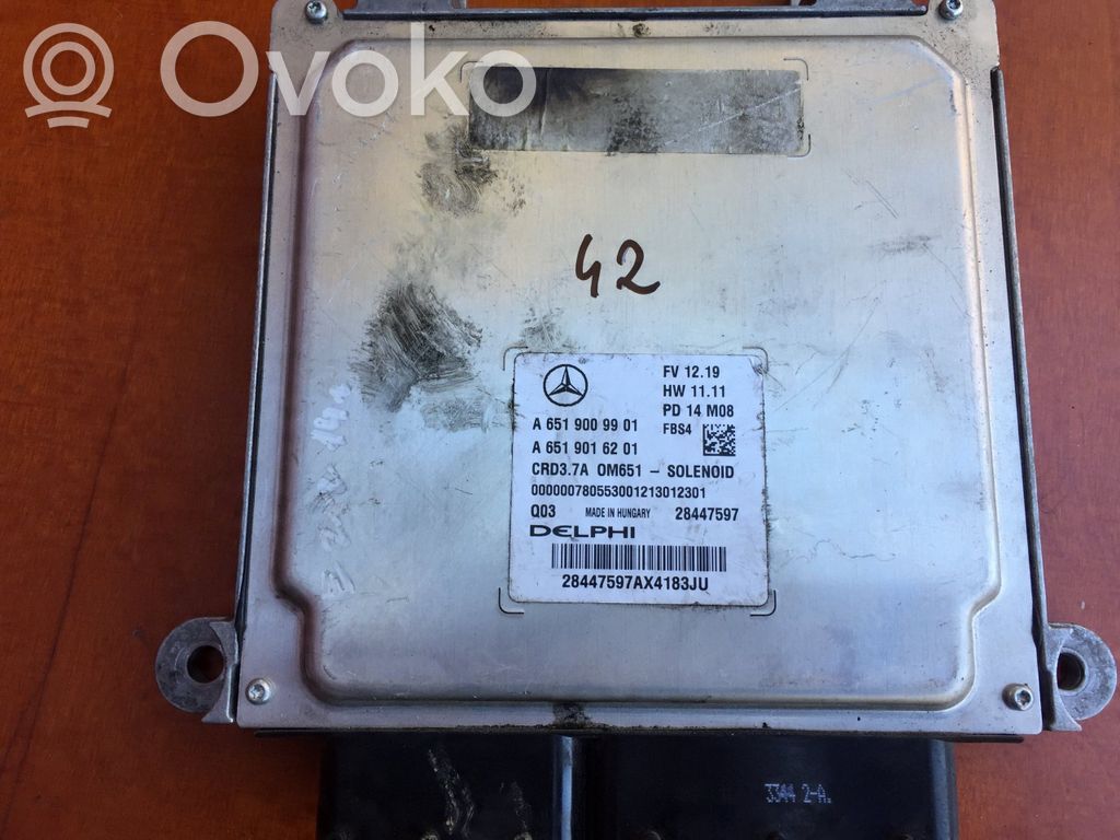 Mercedes-Benz E AMG W212 Engine control unit/module 