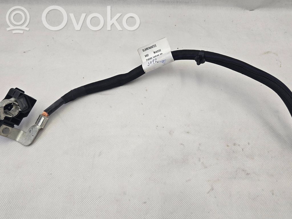 Minus / Klema / Przewód akumulatora   240805484R,240805484R00