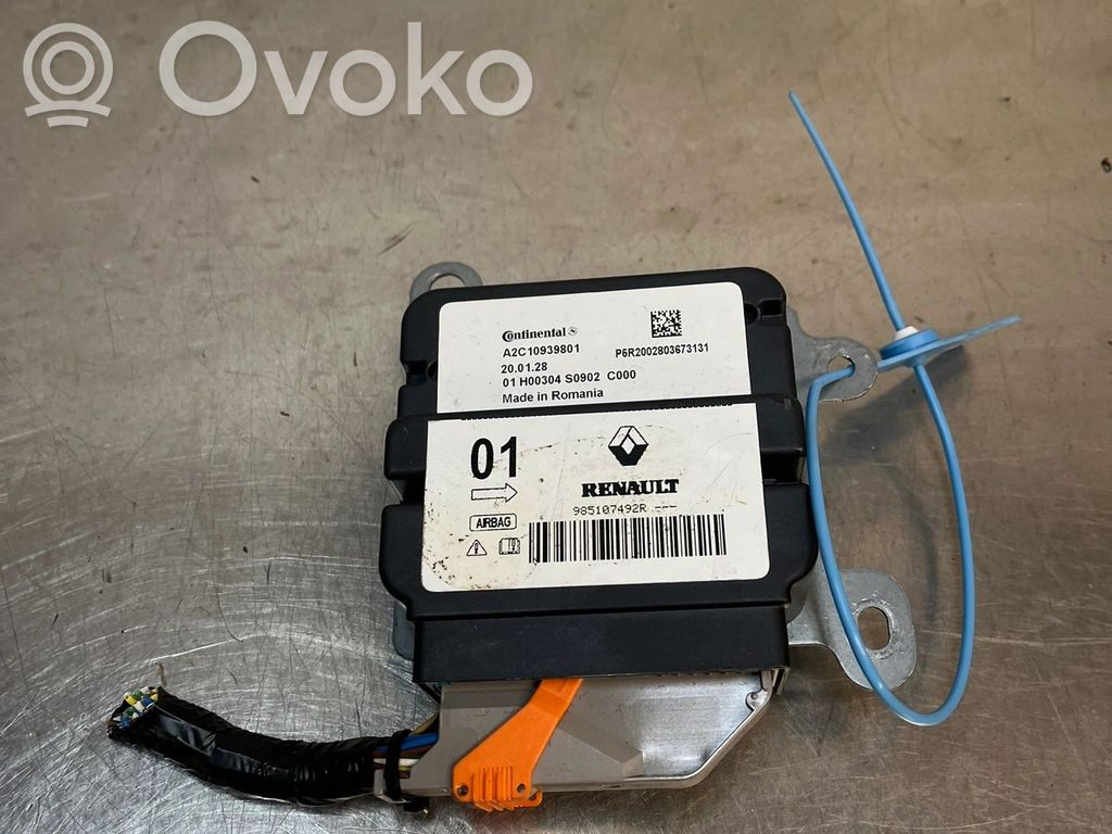Airbag control unit/module   DORENAULTDACIA,985107492R