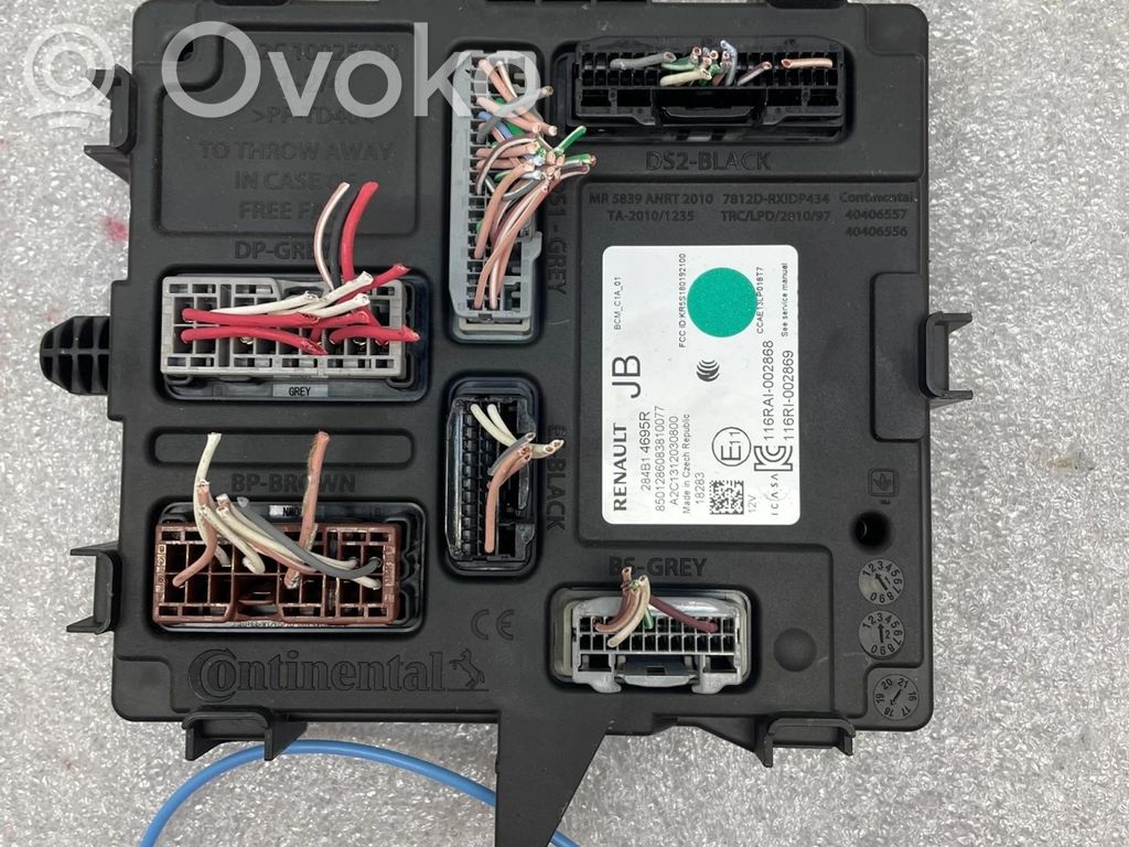 Renault Espace V (RFC) Fuse box set 