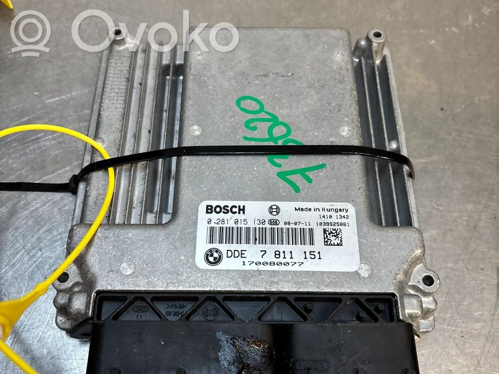BMW 5 E60 E61 Motora vadības bloka ECU 