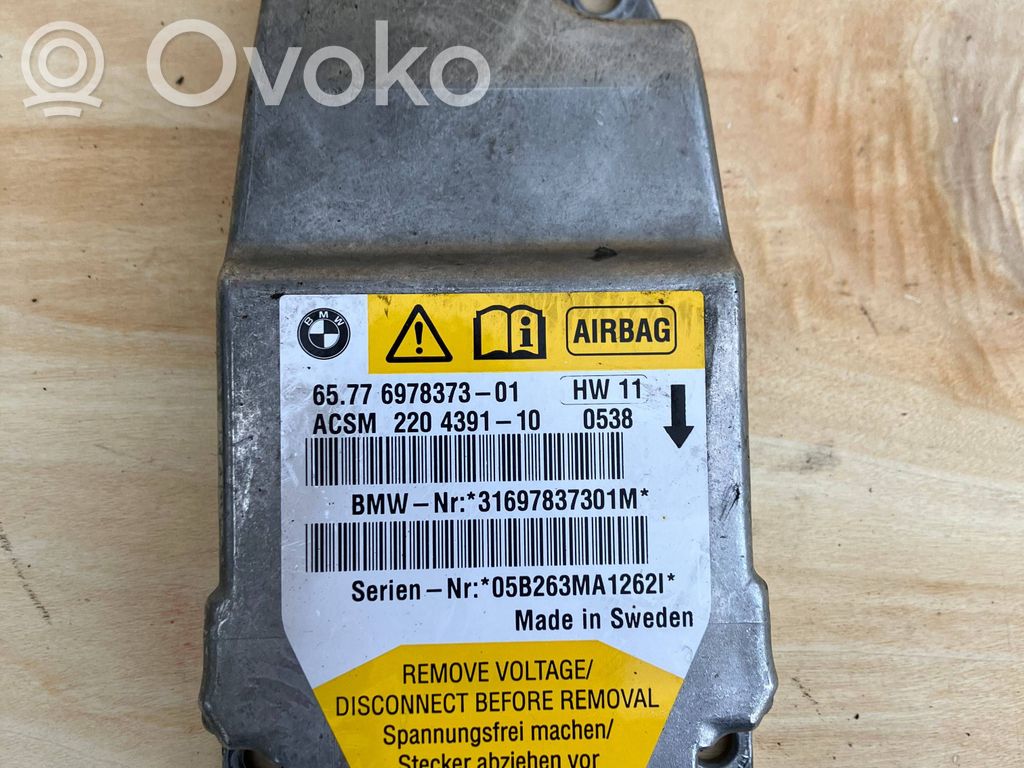 BMW 5 E60 E61 Airbag control unit/module 